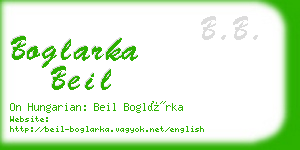 boglarka beil business card